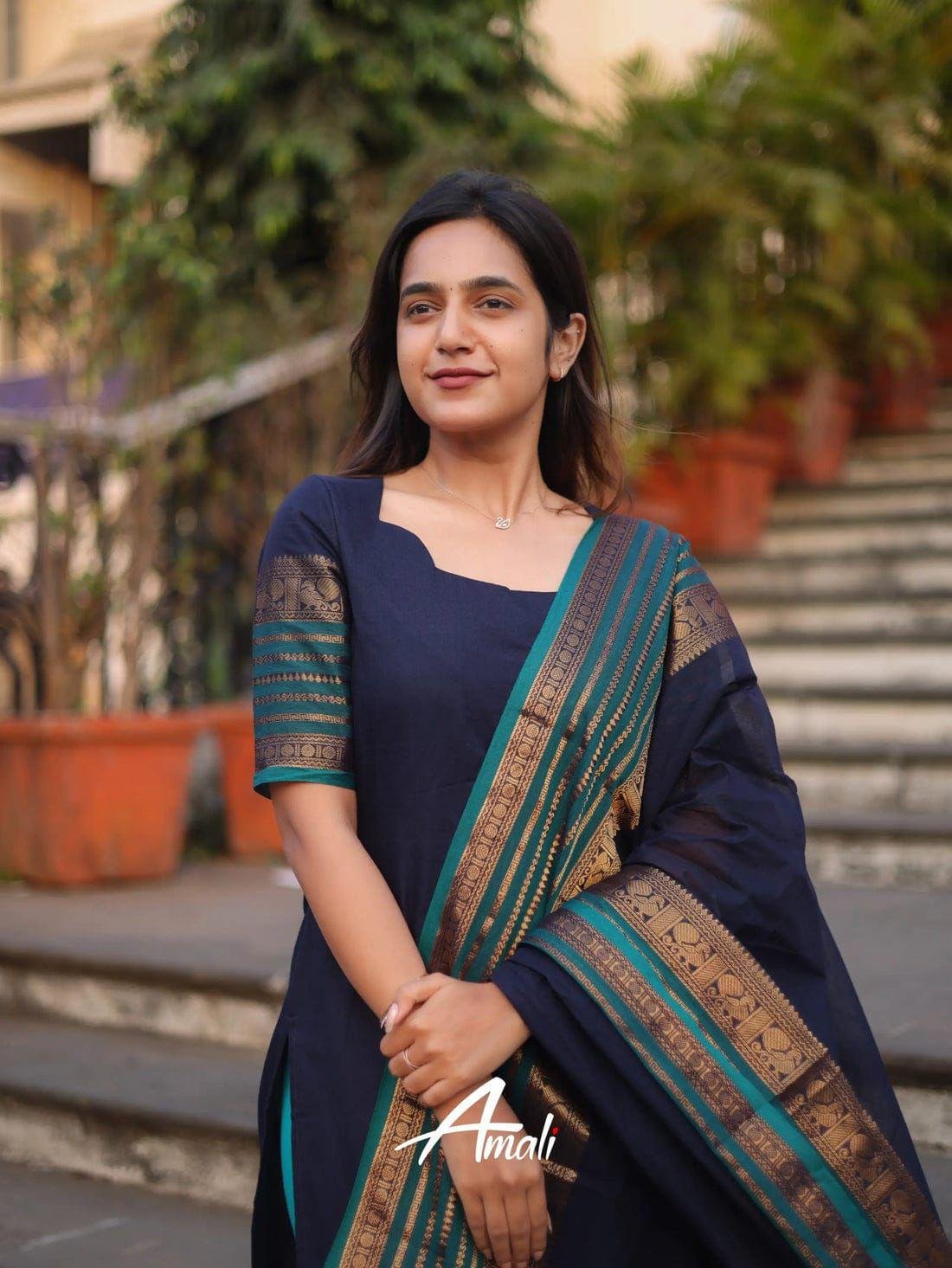 NEW ARIVELLS KANCHI COTTON SET